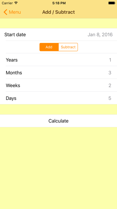 The Date Calculator PRO screenshot 2