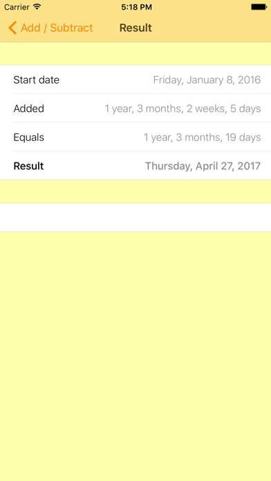 The Date Calculator PRO screenshot 1