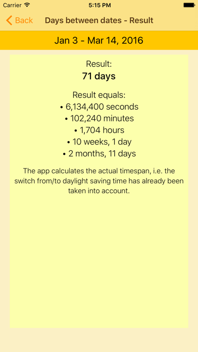 The Date Calculator PRO screenshot 3