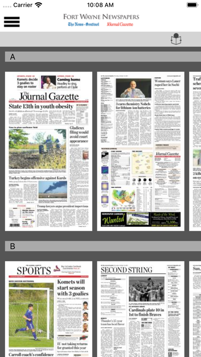 The Fort Wayne Journal Gazette screenshot 2