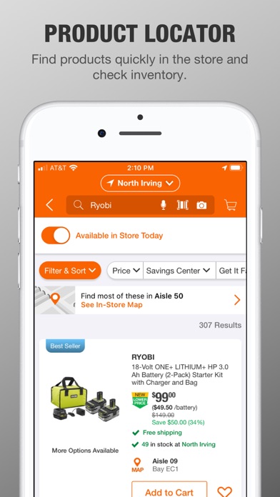 The Home Depot screenshot 2