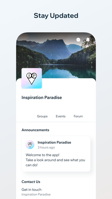The Inspiration Paradise App screenshot 2