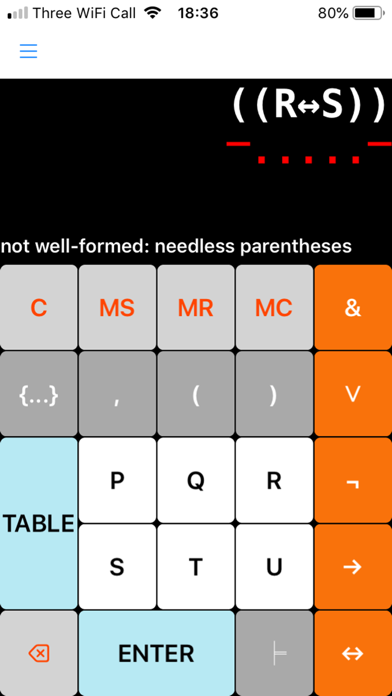 The Logic Calculator screenshot 2