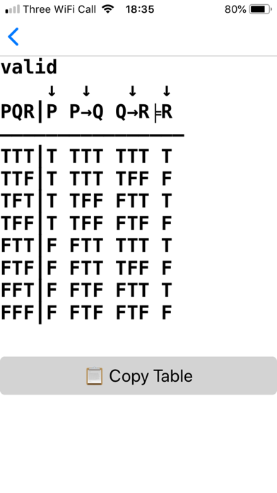 The Logic Calculator screenshot 1