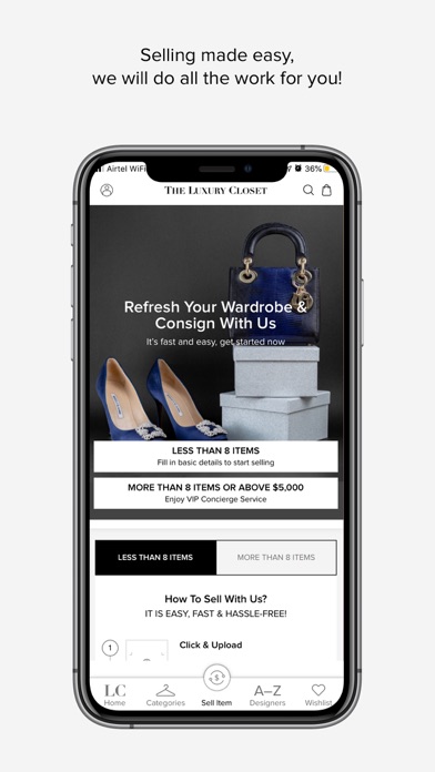 The Luxury Closet - Buy & Sell screenshot 1