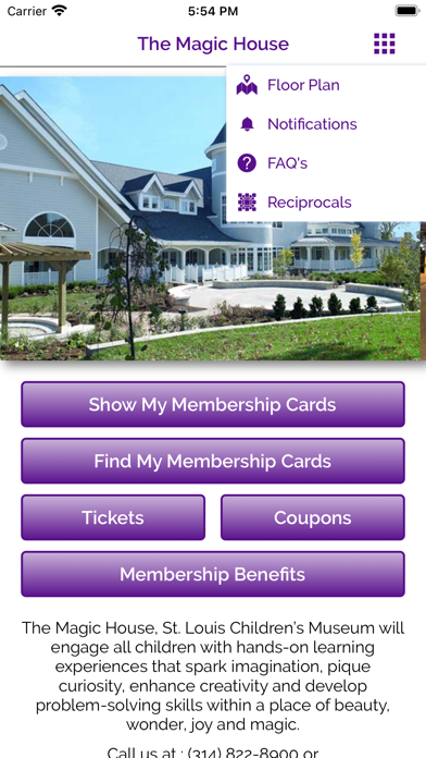 The Magic House, Membership screenshot 2