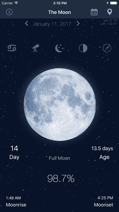 The Moon: Calendar Moon Phases screenshot 5