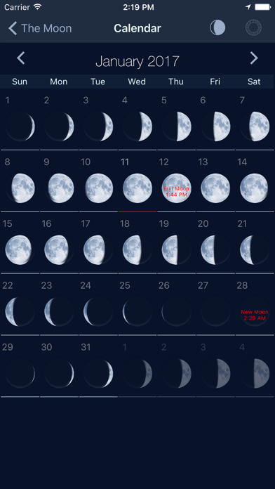 The Moon: Calendar Moon Phases screenshot 4
