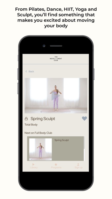 The Movement Club App screenshot 4