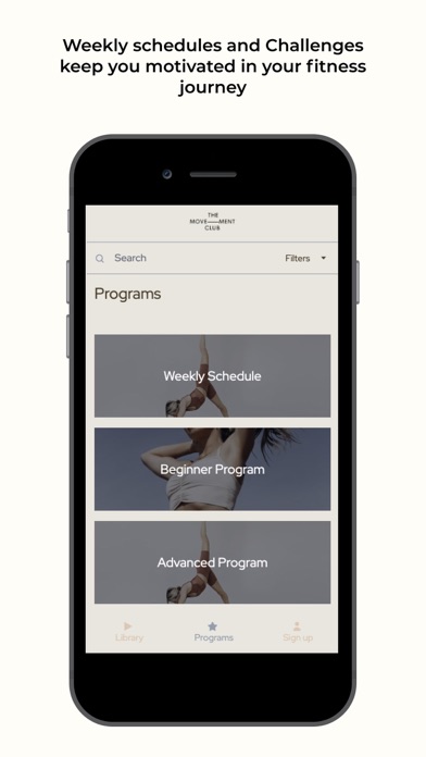 The Movement Club App screenshot 1
