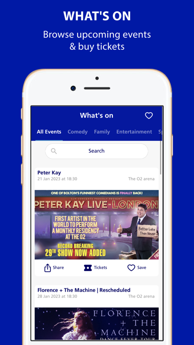 The O2 Venue App screenshot 1