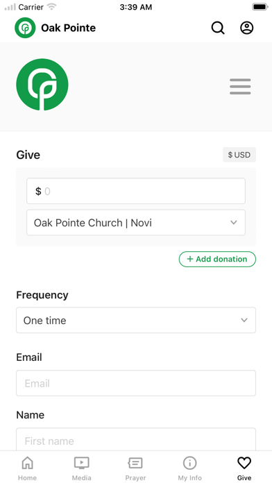 The Oak Pointe Church App screenshot 1