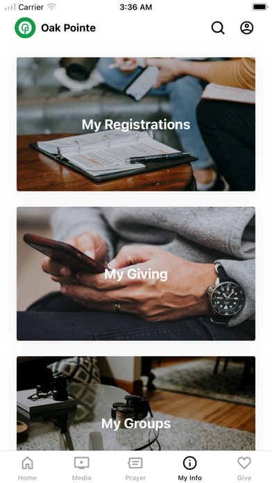 The Oak Pointe Church App screenshot 2