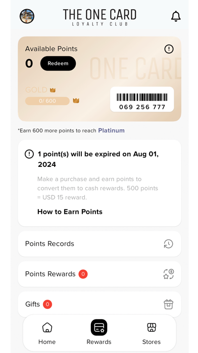 The One Card Loyalty Club screenshot 1
