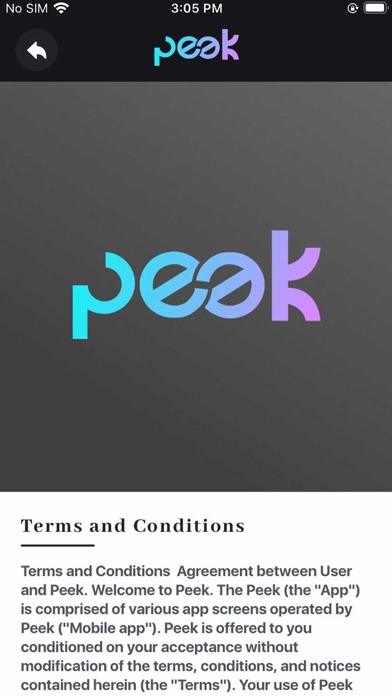 The Peek App screenshot 2