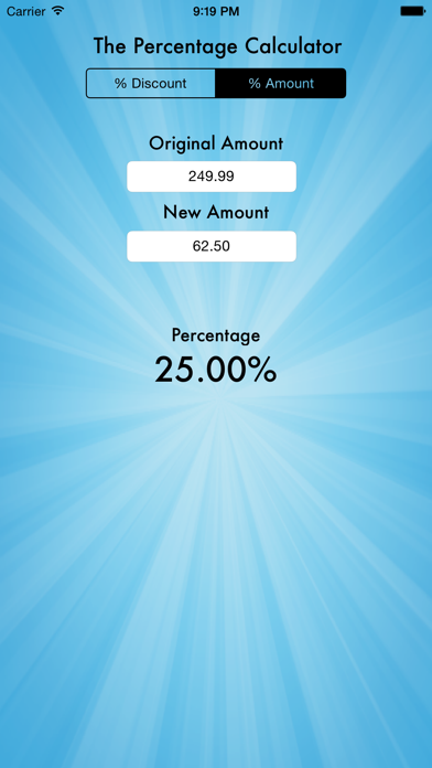 The Percentage Calculator (Discount Calculator) screenshot 2