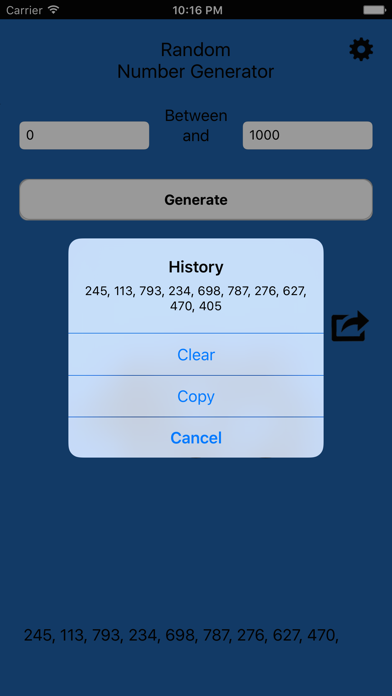 The Random Number Generator screenshot 3