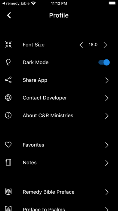 The Remedy Bible screenshot 2