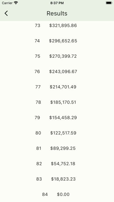 The Retirement Planner screenshot 2