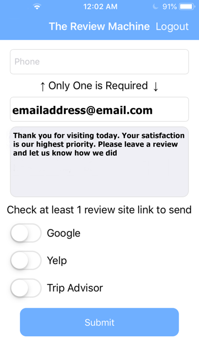 The Review Machine screenshot 2