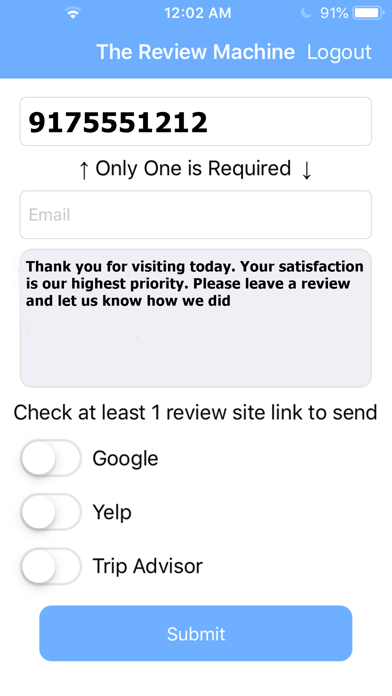 The Review Machine screenshot 1