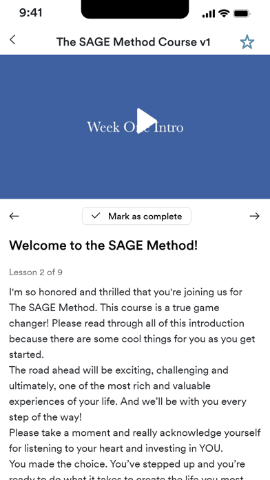 The SAGE Method screenshot 1