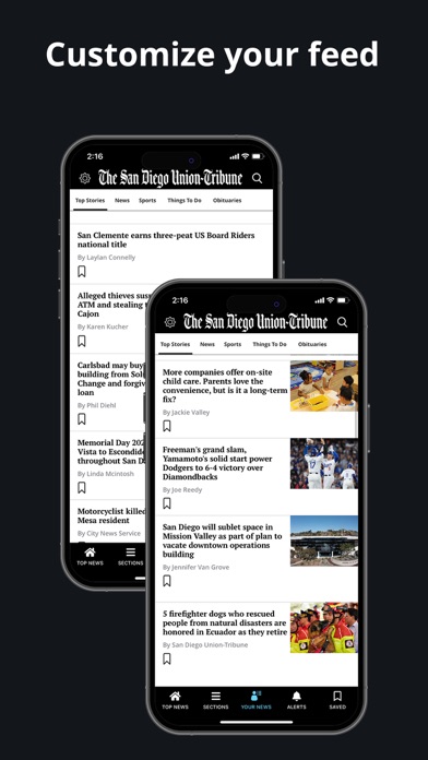 The San Diego Union-Tribune screenshot 2
