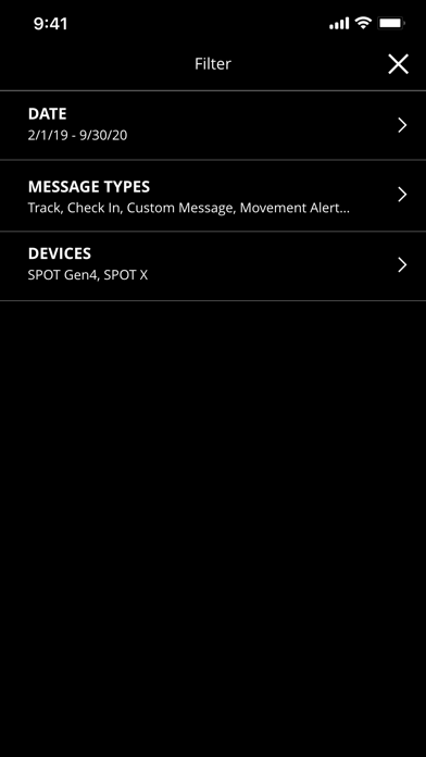 The SPOT App screenshot 2