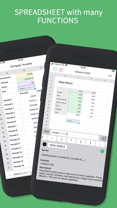The Spreadsheet App. - Sheets screenshot 7