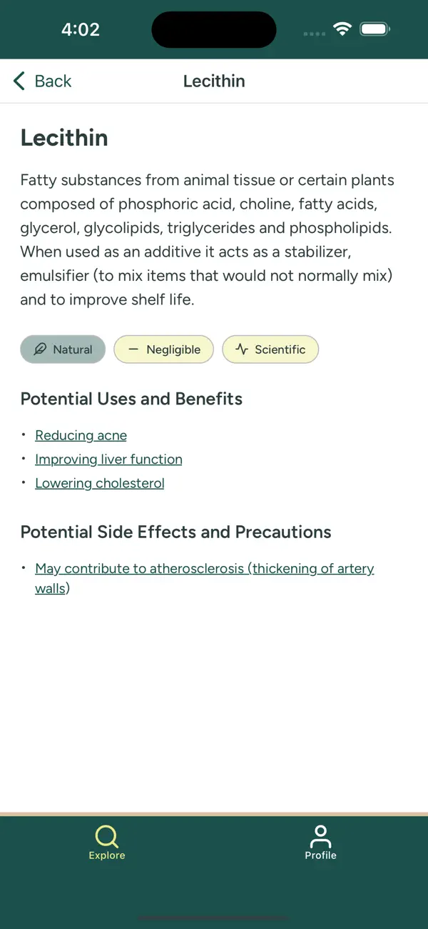 The Supplement App screenshot 1