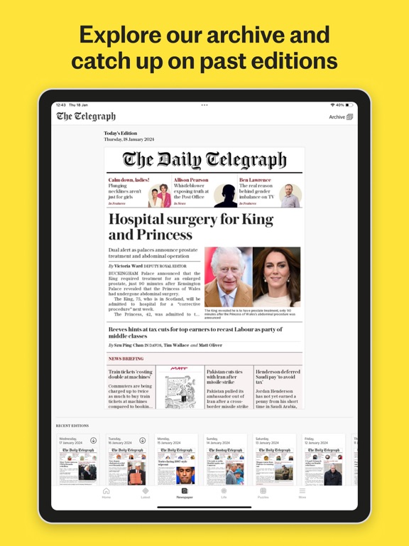 The Telegraph: UK & World News screenshot 1