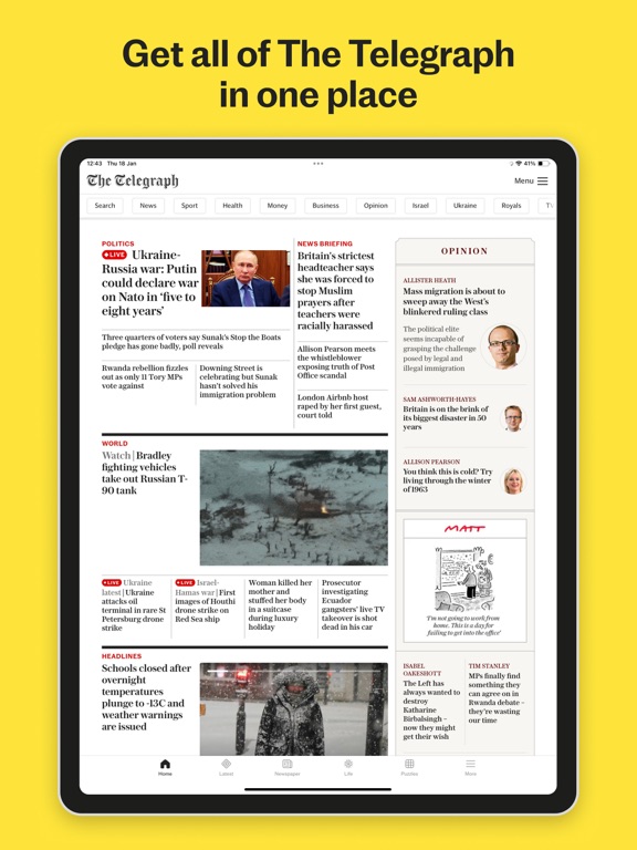 The Telegraph: UK & World News screenshot 10