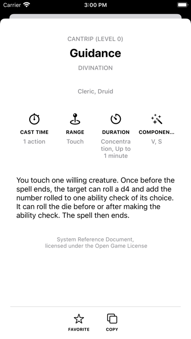 The Tome - DnD Quick Reference screenshot 1