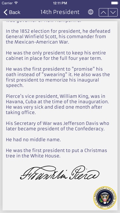 The U.S. Presidents screenshot 3