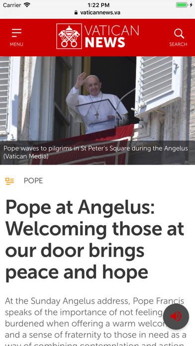 The Vatican News screenshot 2
