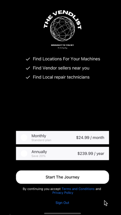 The Vendlist screenshot 1