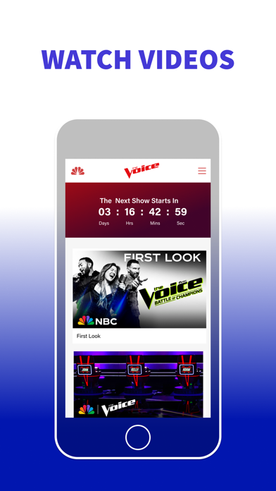 The Voice Official App on NBC screenshot 1