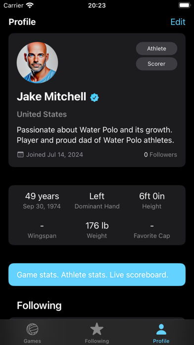 The Water Polo App screenshot 1
