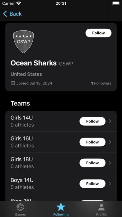 The Water Polo App screenshot 2