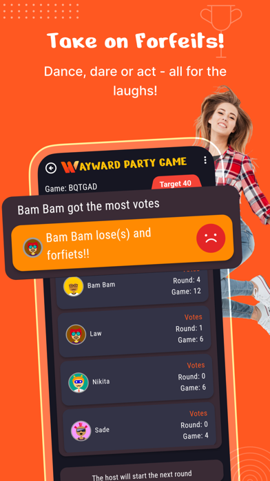 The Wayward - Adult Party Game screenshot 1