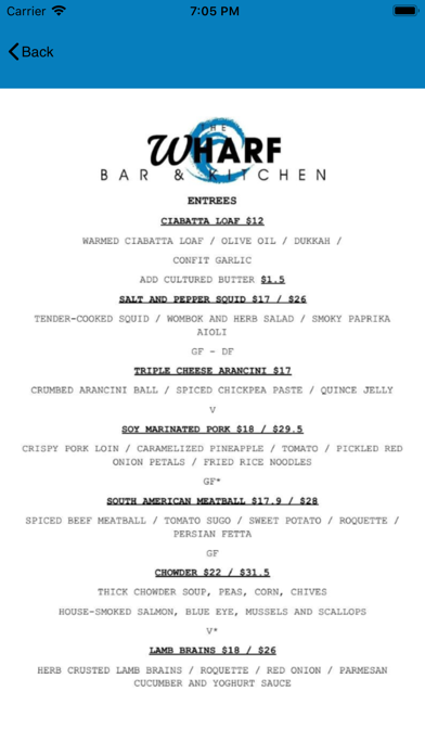 The Wharf Bar & Kitchen screenshot 1