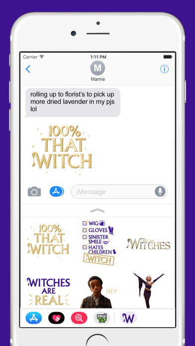 The Witches Movie Sticker Pack screenshot 3