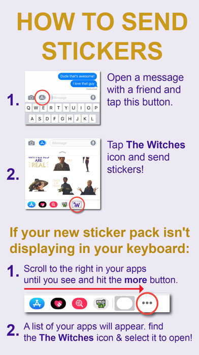 The Witches Movie Sticker Pack screenshot 1