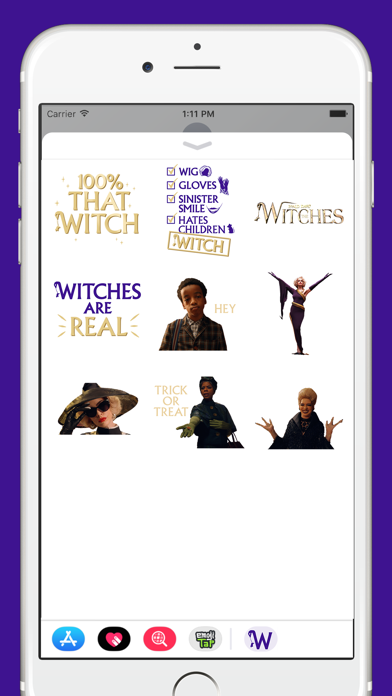 The Witches Movie Sticker Pack screenshot 2