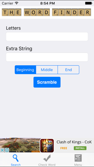 The Word Finder screenshot 1