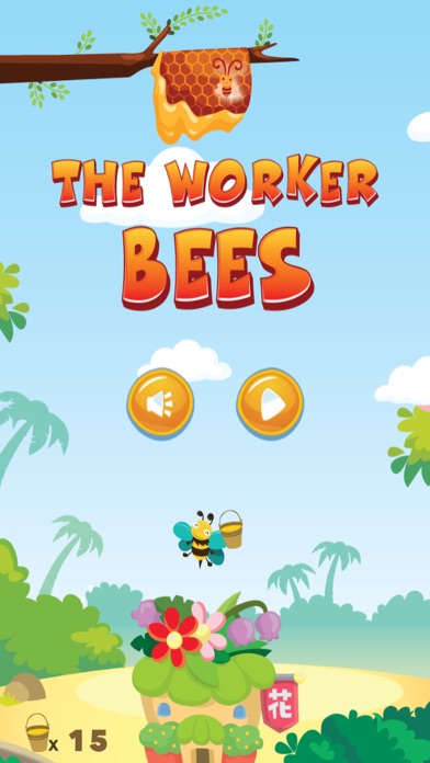 The Worker Bees Pong Pong! Keep Fighting : Free Games for Kids screenshot 2