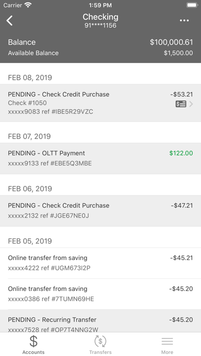 The Wright Credit Union screenshot 2