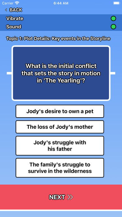 The Yearling Trivia screenshot 2