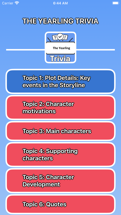 The Yearling Trivia screenshot 1