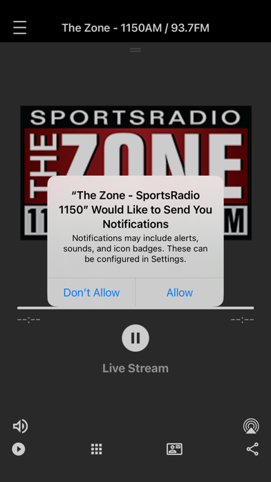 The Zone - SportsRadio 1150 screenshot 3
